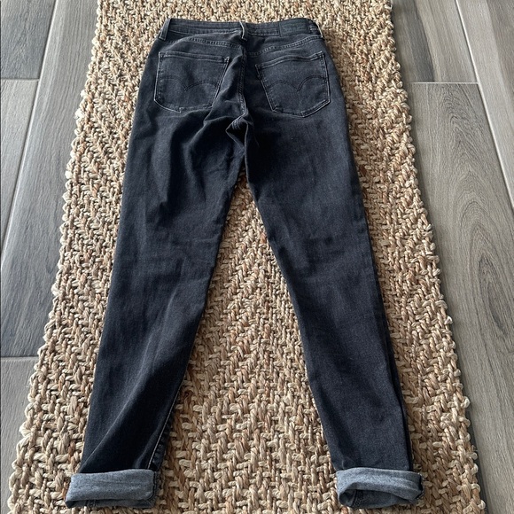 Levi’s 721 high rise skinny jeans faded black size 27 - Picture 9 of 10